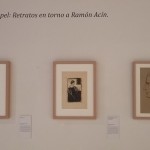 Exposición sobre el papel: En torno a los retratos de Ramón Acín. Fot. MdH