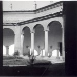 Patio del Museo de Huesca en su nueva sede a partir de 1967. © Archivo fotográfico Museo de Huesca.