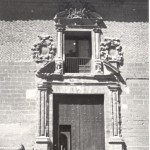 Portada de acceso al Museo de Huesca en su nueva sede a partir de 1967. © Archivo fotográfico Museo de Huesca.