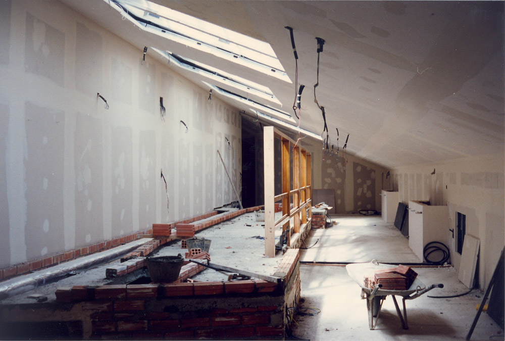 Renovación arquitectónica del edificio. Años 1993-1995. © Foto Museo de Huesca.