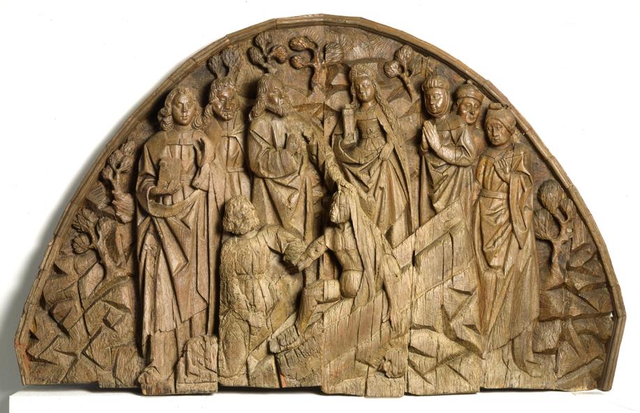 Resurrección de Lázaro. Gil de Brabante. Roble tallado. Ca. 1500. NIG.02510. © Foto Fernando Alvira. Museo de Huesca.