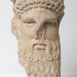 Cabeza, Hermes. Mármol. 100 a.E.-100 d.C. Huesca. NIG. 08170. © Foto Fernando Alvira. Museo de Huesca.