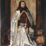 San Bartolomé. Miguel Jiménez. Óleo sobre tabla. 1475-1500. NIG.00009. © Foto Fernando Alvira. Museo de Huesca.