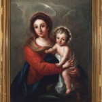 Virgen con Niño. Ramón Bayeu. Óleo sobre lienzo. 1751-1800. NIG. 10926. © Foto Fernando Alvira. Museo de Huesca.