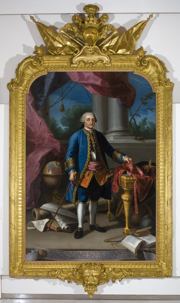 Pedro Pablo Abarca de Bolea. Ramón Bayeu. Óleo sobre lienzo.1769. NIG. 03569. © Foto Fernando Alvira. Museo de Huesca.
