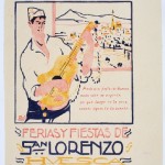 Cartel fiestas Cartel fiestas San Lorenzo 1925. (Fot. F. Alvira. MdH)