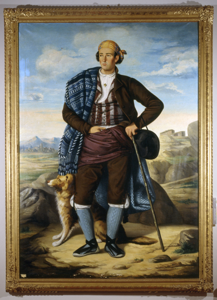 Un aragonés. León Abadías.ca.1861 (Fot. F. Alvira. MdH)