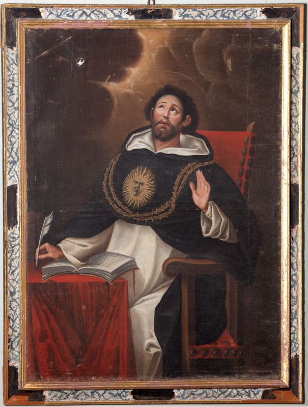 Santo Tomás de Aquino.Luis Muñoz Lafuente.Óleo sobre lienzo.1795.NIG.03568. Foto Fernando Alvira. Museo de Huesca.