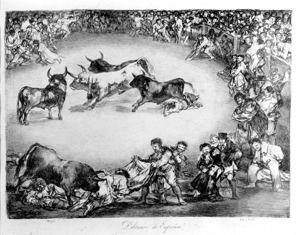 Dibersión de España, Francisco de Goya. NIG. 01093. © Foto Fernando Alvira. Museo de Huesca.