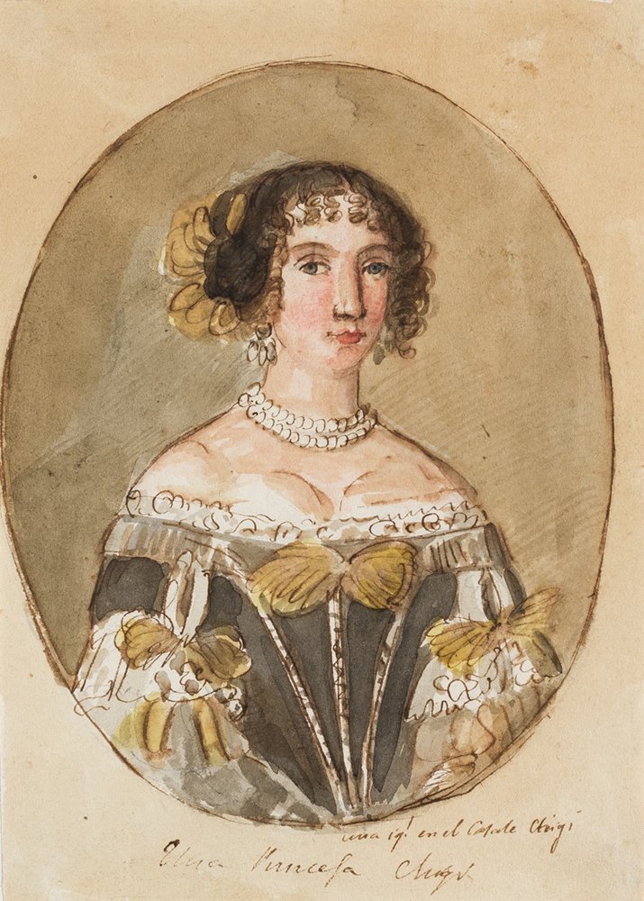 Retrato de Dama Chigui. Valentín Carderera y Solano, ca. 1822-1850. Acuarela sobre papel. NIG 13116. Museo de Huesca.
